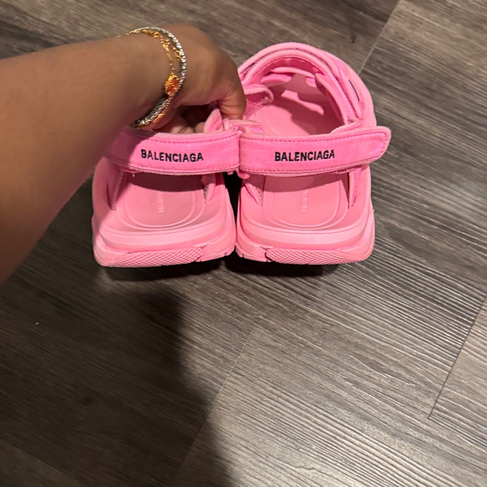 Balenciaga Bright Pink Women's Sandals - Picture 14 of 14